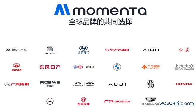 ▲Momenta官网展示的协作伙伴